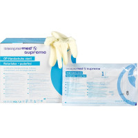 Sempermed® supreme - csomag 50 pár púdermentes, naturweiß, méret 8 - 3000006094