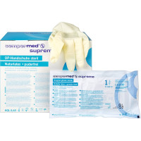 Sempermed® supreme - csomag 50 pár púdermentes, naturweiß, méret 8,5 - 3000006095