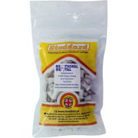 Gummipolierer - Packung 100 Stück grau, mit Lamellen - 400036