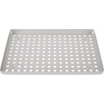 Alu-Tray - 1 db, szürke, mit Perforierung - 416944