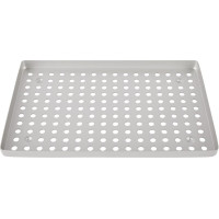 Alu-Tray - 1 db, szürke, mit Perforierung - 416944