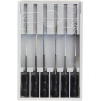 Hedström reszelő 174, fekete, 25 mm ISO 040, 6 darab