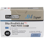DiaDent® Dia-Pro papírcsúcs, Taper.04, ISO 040, 100 darab