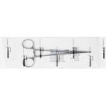 Arterienklemme nach Halsted - 1 db, BH202R, 185 mm, gerade - BH202R