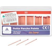 FKG Guttapercha Taper.02 ISO 055, 120 darab