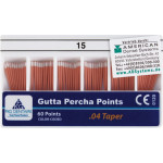 FKG Guttapercha Taper.04 ISO 015, 60 darab FKG Guttapercha Taper.04 ISO 015, 60 darab