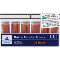 FKG Guttapercha Taper.04 ISO 015, 60 darab