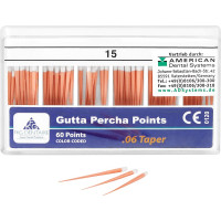 FKG Guttapercha Taper.06 ISO 015, 60 darab