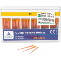 FKG Guttapercha Taper.06 ISO 020, 60 darab FKG Guttapercha Taper.06 ISO 020, 60 darab