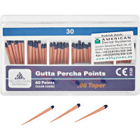 FKG Guttapercha Taper.06 ISO 030, 60 darab FKG Guttapercha Taper.06 ISO 030, 60 darab