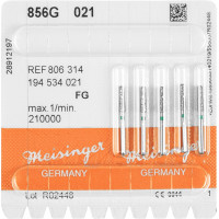 Diamanten 856 Packung 5 Diamanten grün ISO 021, FG
