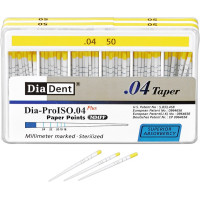 DiaDent® Dia-Pro papírcsúcs, Taper.04, ISO 050, 100 darab