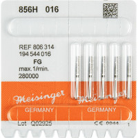 Diamanten 856 Packung 5 Diamanten, fekete ISO 016, FG