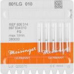 Diamanten 801L, gyémántcsiszoló, zöld, ISO 010, FG, 5 darab