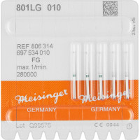 Diamanten 801L, gyémántcsiszoló, zöld, ISO 010, FG, 5 darab