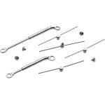 Scharnier 44 Kit - Packung 1 Paar Scharniere, 4 Paar Befestigungsteile - 5490.1
