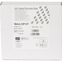 GC Initial™ Zirconia Disk, 1 darab, Ø 98, 5 mm H 18 mm, HT