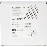 GC Initial™ Zirconia Disk, 1 darab, Ø 98, 5 mm H 14 mm, ST