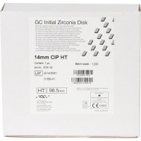 GC Initial™ Zirconia Disk, 1 darab, Ø 98, 5 mm H 14 mm, HT