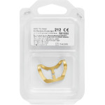 KKD® Kofferdam Klammern triColor Antireflect - 1 db, gold matt, Nr. 212, für labiale Karies - 2202