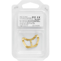KKD® Kofferdam Klammern triColor Antireflect - 1 db, gold matt, Nr. 212, für labiale Karies - 2202