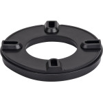 adesso Split® Montageplatten, 10 darab, fekete, Basic