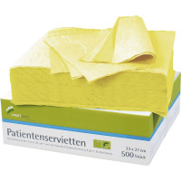 smart Patientenservietten - 500 darabos csomag, sárga - 116398