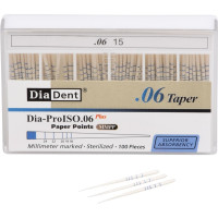 DiaDent® Dia-Pro papírcsúcs, Taper.06, ISO 015, 100 darab