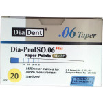 DiaDent® Dia-Pro papírcsúcs, Taper.06, ISO 020, 100 darab
