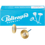 Miniaturbürsten Packung 6 darab, mit Hand, 1 darab, Messingdraht, 115/25 mm Höhe