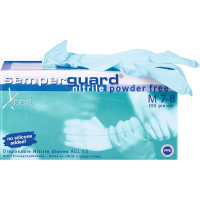 semperguard® Nitril Xpert puderfrei - 100 darabos csomag, púdermentes, kék, M - 3000016079