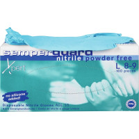 semperguard® Nitril Xpert puderfrei - 100 darabos csomag, púdermentes, kék, L - 3000016080