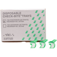 GC COE® Impression Tray Quetschbiß - 50 darabos csomag, hinterer Zahnbereich, Nr. 73D - 257350