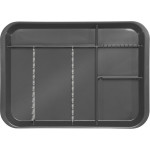 B-Lok Tray - Stück Tray 34 x 24,5 x 2,2 cm, mit Einteilung grau - 20Z451I