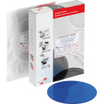 DURASOFT® blue pd, 10 darabos csomag, blau-transluzent, Ø 125 mm, Stärke 1,8 mm