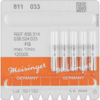 Diamanten 811, gyémántcsiszoló, kék, ISO 033, FG, 5 darab