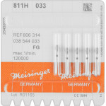 Diamanten 811, gyémántcsiszoló, fekete, ISO 033, FG, 5 darab