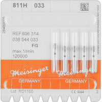 Diamanten 811, gyémántcsiszoló, fekete, ISO 033, FG, 5 darab