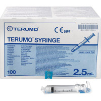Terumo fecskendő - 100 db 2,5 ml-es