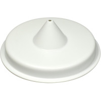 Sockelplatten mit Gusstrichter, 1 darab, Sockelplatte mit Gusstrichter Größe 6, rund
