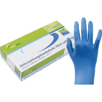 smart Nitrilhandschuhe Soft PF - 100 darabos csomag, púdermentes, kék, S - 117482