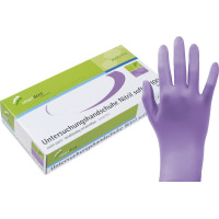 smart Nitrilhandschuhe Soft PF - 100 darabos csomag, púdermentes, lila, L - 117485