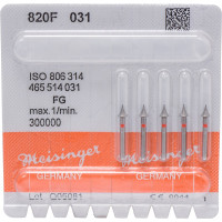 Diamanten 820, gyémántcsiszoló, piros, ISO 031, FG, 5 darab