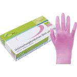 smart Nitrilhandschuhe Soft PF - 100 darabos csomag, púdermentes, rózsaszín, L - 117496