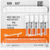 Diamanten 829, gyémántcsiszoló, piros, ISO 027, FG, 5 darab