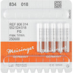 Diamanten 834, gyémántcsiszoló, kék, ISO 018, FG, 5 darab