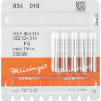 Diamanten 834, gyémántcsiszoló, kék, ISO 018, FG, 5 darab