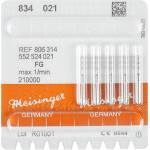 Diamanten 834, gyémántcsiszoló, kék, ISO 021, FG, 5 darab
