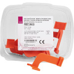 RWT® COLOR Packung 8 Bissplatten orange, Größe 0, Bissflügel