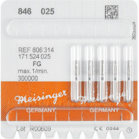 Diamanten 846, gyémántcsiszoló, kék, ISO 025, FG, 5 darab